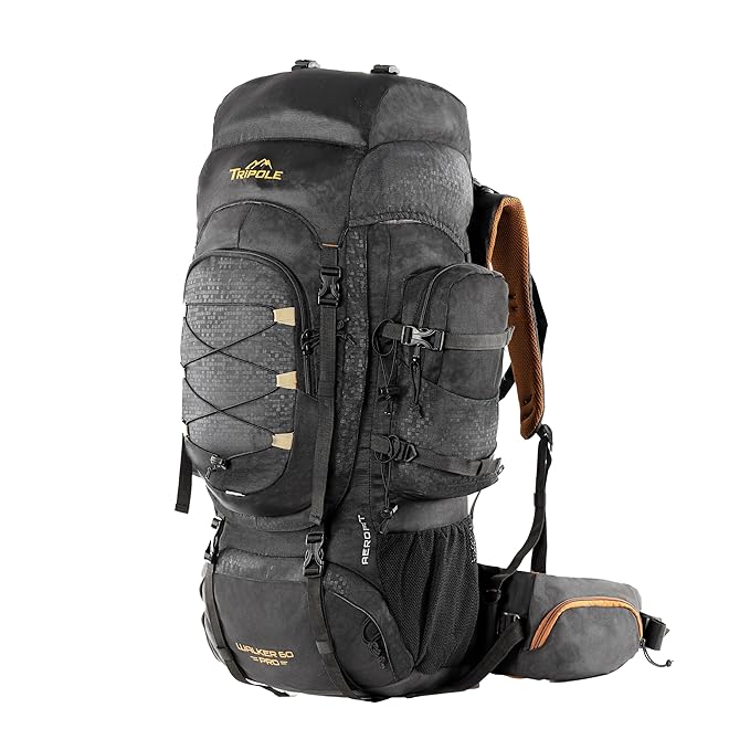 Latest Deal On TRIPOLE Walker Pro Metal Frame Rucksack with Rain Cover for Trekking & Travel - Dealsified
