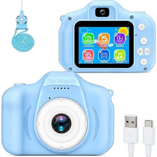 Toy Imagine Kids Digital Camera Toy 3.0MP 1080P Video Camera with 2-Inch Screen & 32GB Capacity USB Rechargeable with Games,Filters,Time-Lapse Educational Birthday Gift Latest Deal On Toy Imagine Kids Digital Camera Toy 3.0MP 1080P Video Camera with 2-Inch Screen & 32GB Capacity USB Rechargeable with Games,Filters,Time-Lapse Educational Birthday Gift - Dealsified