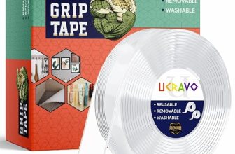 UCRAVO Double Sided Tape Heavy Duty – Multipurpose Removable Traceless Mounting Adhesive Tape for Walls