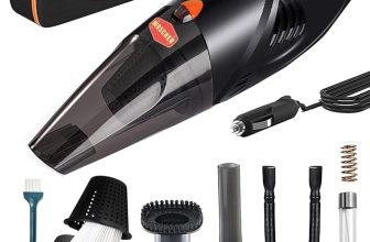WOSCHER AutoVac Pro High Power Auto Car Vacuum Cleaner for Deep Cleaning, Hand Held Portable Car Vacuum