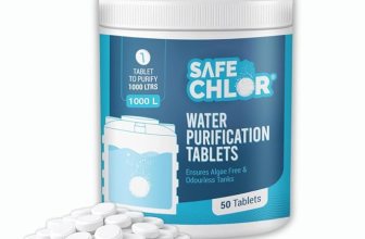 Water Tank Cleaning Tablets | Water Purification Chlorine Tablets for Tank 1 Tablet for 1000 Liters