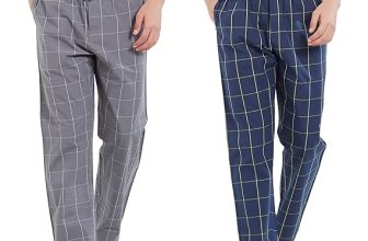 XYXX Mens Cotton Regular Fit Checkered Pyjama