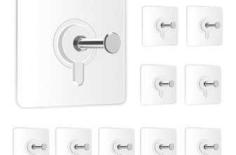 Zulaxy Photo Frame Hooks for Wall Without Drilling, 10 Pack Self Adhesive Hooks