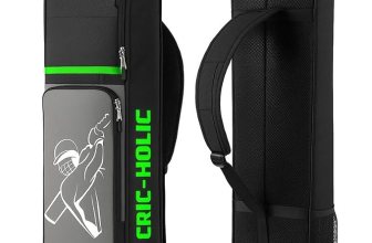 jaspo Cric Holic Padded Cricket Kit Bag (Polyester Material) for Plastic & Wooden Cricket Sets