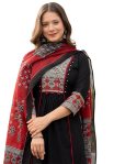 Amayra Women’s Pure Cotton A-Line Kurta Set with Palazzo Pants & Dupatta
