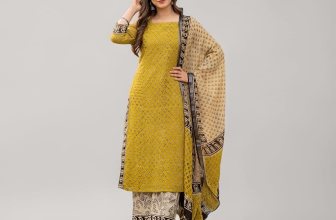 Amayra Women’s Pure Cotton Straight Kurta Set with Palazzo Pants & Dupatta