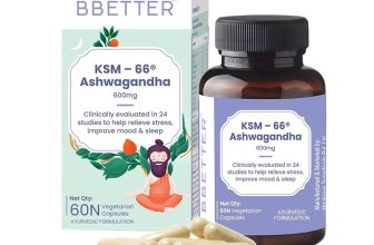 BBETTER KSM-66 Ashwagandha Capsules 600mg