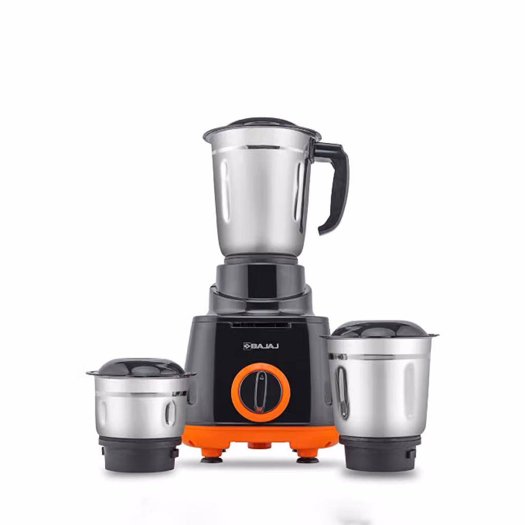 Bajaj Rex 500W Mixer Grinder | 3 Stainless Steel Jars with Multifunctional Blades Latest Deal On Bajaj Rex 500W Mixer Grinder | 3 Stainless Steel Jars with Multifunctional Blades - Dealsified