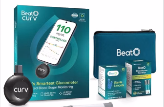 BeatO CURV Glucometer | Auto-Saves Readings | Sugar Test Machine