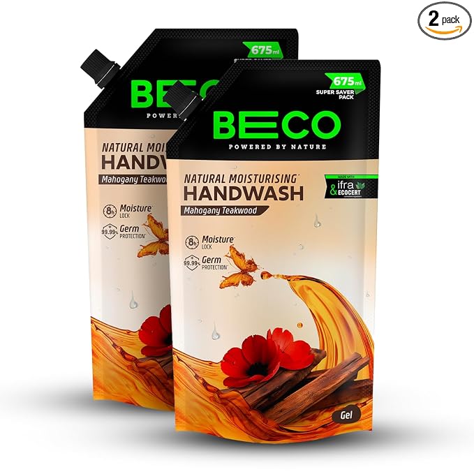 Beco Moisturising Liquid Handwash-Mahogany Teakwood | Pack of 2 Latest Deal On Beco Moisturising Liquid Handwash-Mahogany Teakwood | Pack of 2 - Dealsified