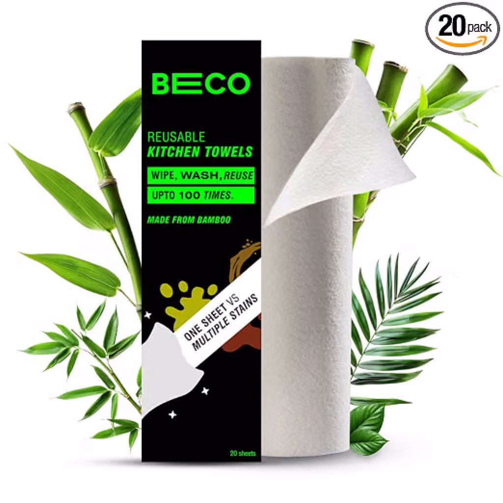 Latest Deal On Beco Reusable Kitchen Towel Roll-2000 Times Washable - Dealsified