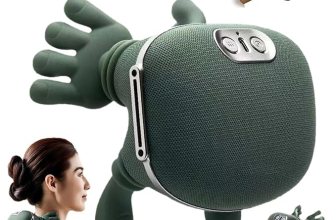 Bionic Heated Massager, Wireless Portable Shiatsu Neck and Back Massager