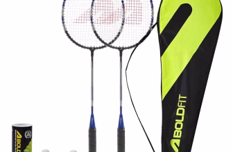 Boldfit Badminton Rackets Aluminium Badminton Racket with Full Cover Bag