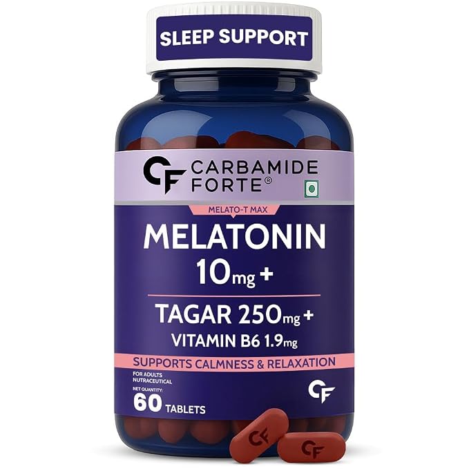 Latest Deal On Carbamide Forte Melatonin 10 mg Sleeping Pills with Tagar 250 mg - Dealsified