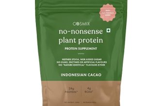 Cosmix No-Nonsense Plant Protein | 24 Protein/Serve, 500g Pouch