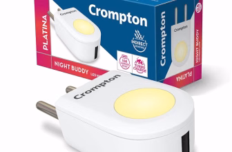 Crompton Night Buddy 0.5W LED Night Lamp with USB Charger