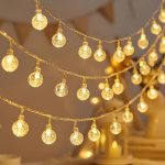 Desidiya® 14 LED Crystal Ball String LED Diwali Lights for Decoration for Home