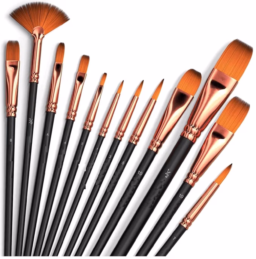 Latest Deal On Eclet Set of 12 Professional Artist Paint Brush for Kids - Dealsified