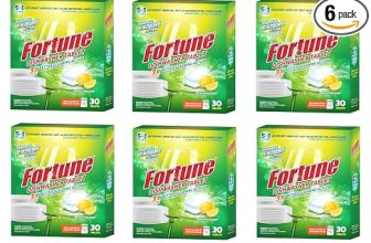 Fortune 5-in-1 Dishwasher Tablets|180 Tablets | 30 Tablets(Pack of 6)