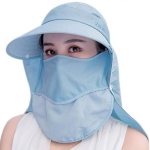 GUSTAVE® Unisex Summer Hats with Detachable Flaps, Sun Hats for Women
