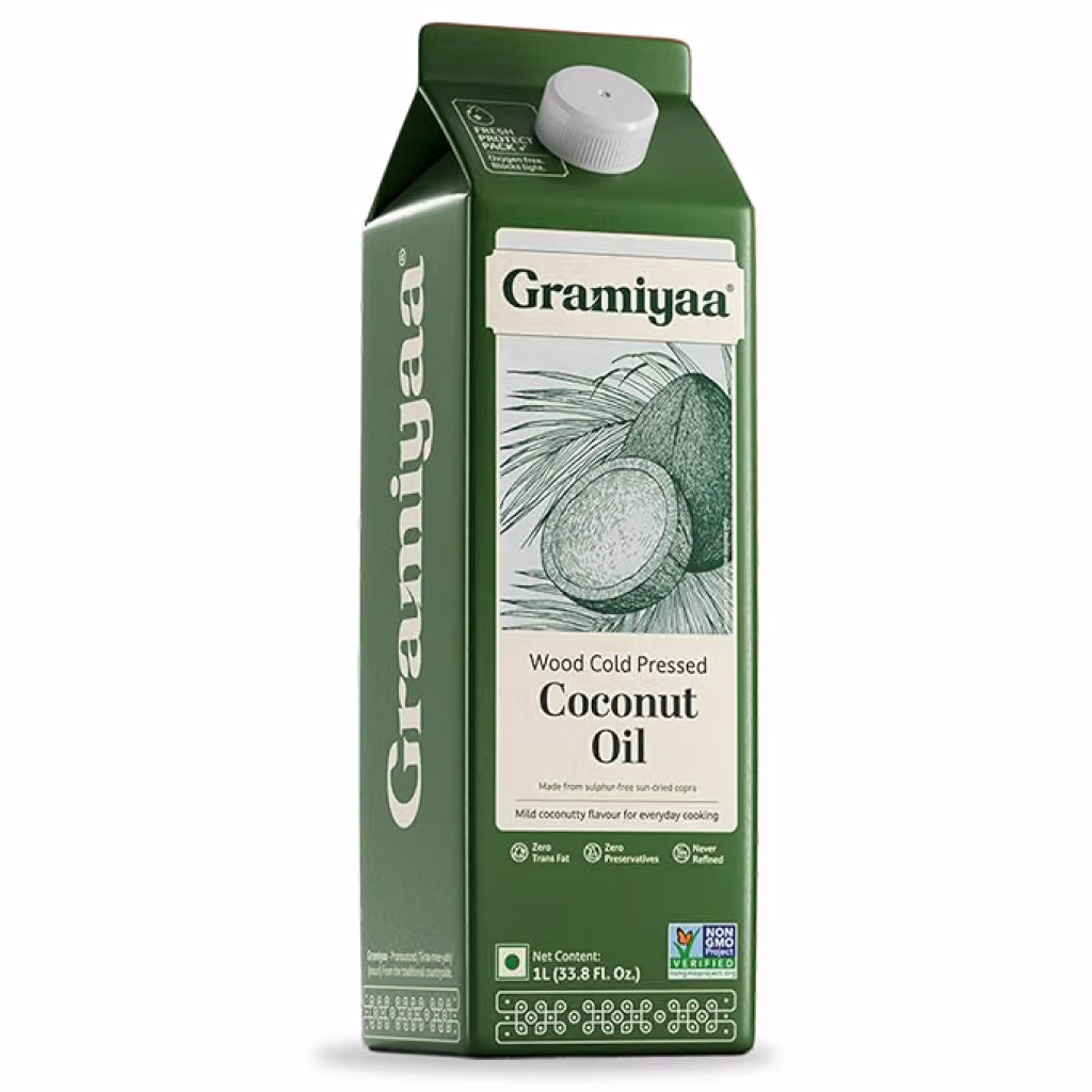 Latest Deal On Gramiyaa Cold Pressed Coconut Oil 1 Litre - Dealsified