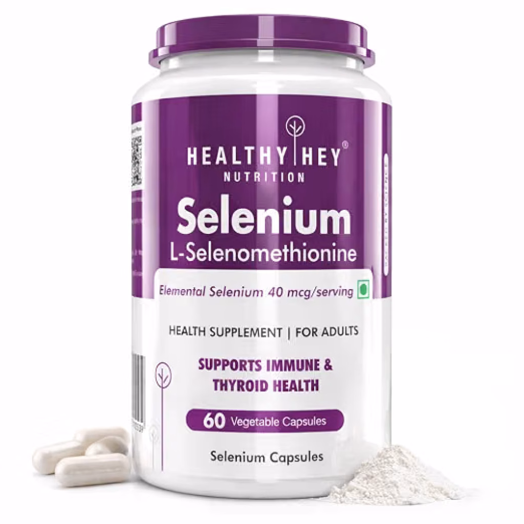 Latest Deal On HealthyHey Nutrition Selenium Capsules 40mcg - Dealsified