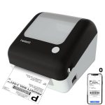 Helett® H30CPro Wireless(Bluetooth+USB)Thermal Label Printer with Inbuilt Paper Holder Compartment