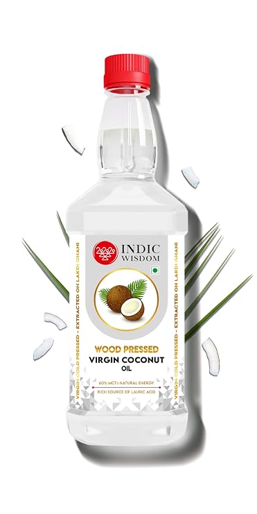 IndicWisdom Wood Pressed Virgin Coconut Oil 500 ml Latest Deal On IndicWisdom Wood Pressed Virgin Coconut Oil 500 ml - Dealsified