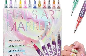 Kidology 12 Colors DIY Nail Art Pens Set