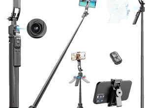 Kratos K8 AI-Powered 70 inch/178 CM Selfie Stick Tripod with Sensor