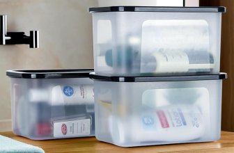 Kuber Industries 3 Pcs Small Plastic Boxes for Storage With Lid