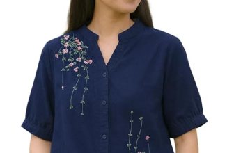 LITZO Shirts for Women – Korean Style Long Sleeve Button Down