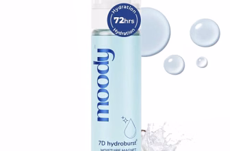 Moody 7D Hydro Burst Hydrating Face Mist & Essence Toner with Hyaluronic Acid Vitamin B5 & Rice Water for Hydrated & Plumped Skin