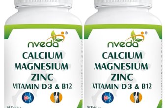 Nveda Calcium 1000mg with Vitamin D3, K2, Magnesium, Zinc & B12