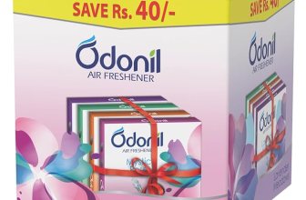 Odonil Bathroom Air Freshener Blocks Mixed Fragrances – 192g (48g, Pack of 4)