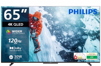 PHILIPS 165 cm (65 inches) 8100 Series 4K Ultra HD Smart QLED Google TV