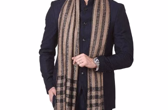 Pashtush Woven Mens Wool Stole