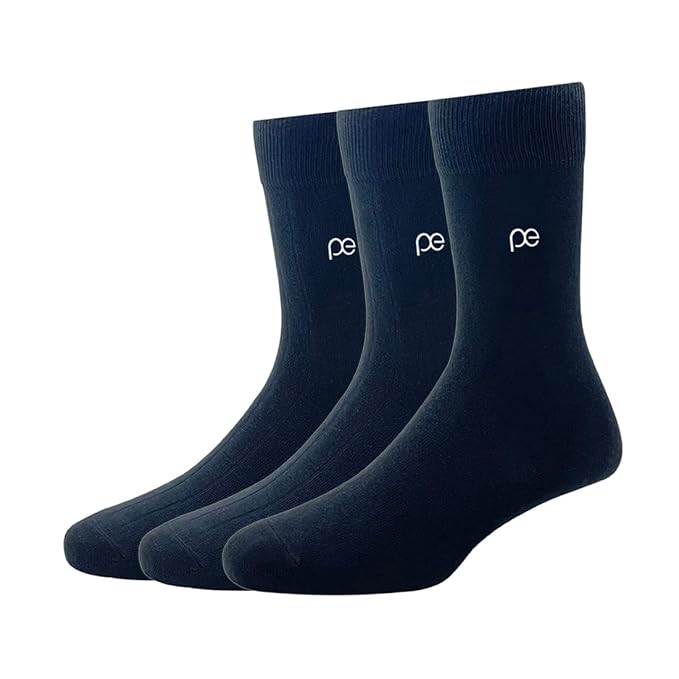 Latest Deal On Peter England Men's Cotton Full Length Socks Pack of 3 - Dealsified