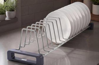 Plantex Stainless Steel Plate Stand for Kitchen Cabinet