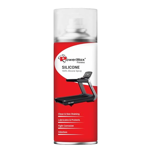 Latest Deal On PowerMax Fitness Silicone Oil Lubricant Spray for Treadmill (500ml) - Dealsified