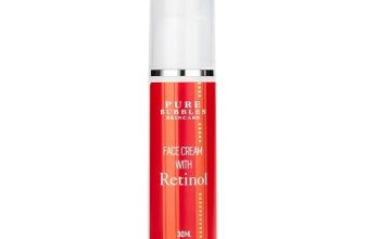 Pure Bubbles Skincare Face Cream with 0.3% Retinol and Peptides- Night Cream