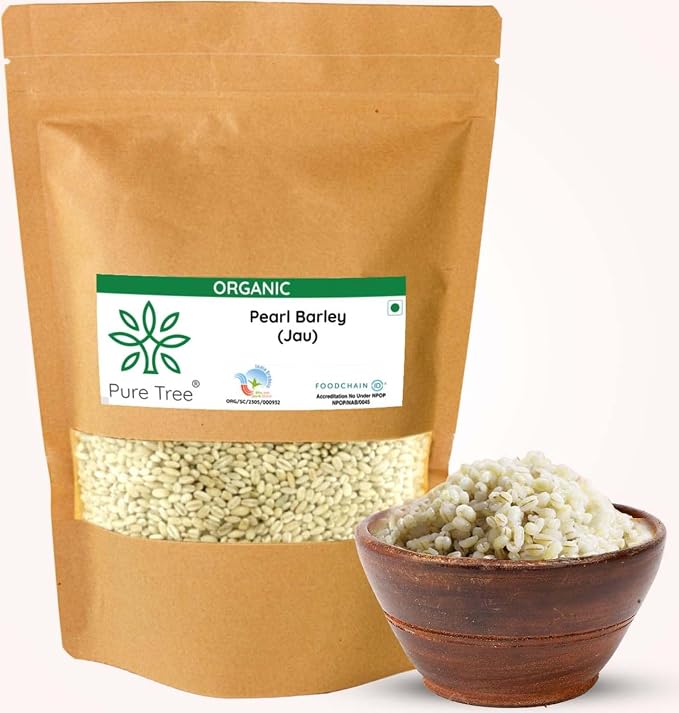 Latest Deal On Pure Tree Certified Organic Barley Cereal Grain - Dealsified