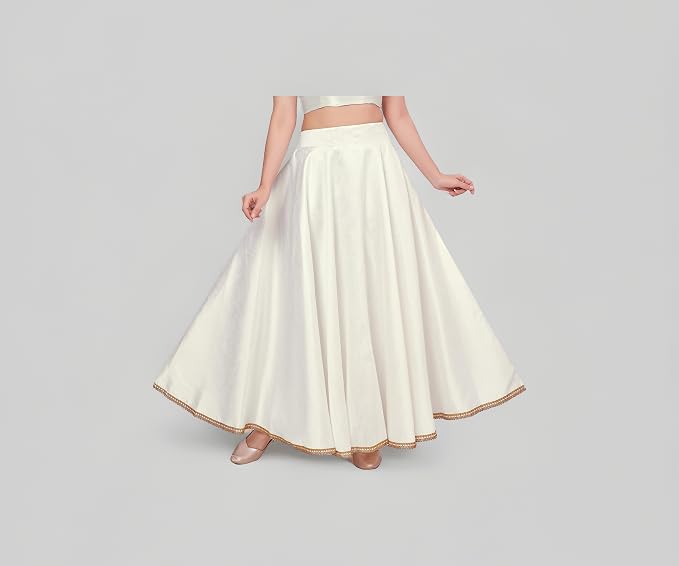 Latest Deal On Studio Shringaar Women's Poly Silk Skirt - Dealsified