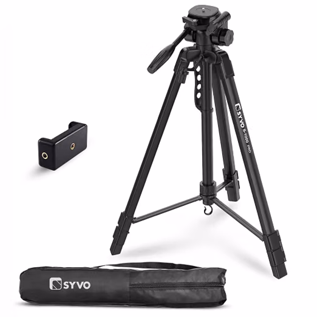 Latest Deal On Syvo S -1000 PRO 67 Inch (170 cm) Tripod for DSLR, Camera - Dealsified