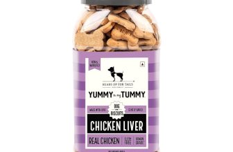 Yummy in My Tummy by HUFT Chicken Liver Dog Biscuits – 800 gm