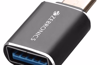 ZEBRONICS ATC1 USB Type A to Type C Converter, USB 3.0, High-Speed Data Transfer