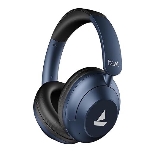 Latest Deal On boAt Rockerz 650 Pro, Touch/Swipe Controls, Dolby Audio, 80Hrs Battery, 2Mics ENx, Fast Charge, App Support, Dual Pair, Bluetooth Over Ear Headphones with Mic - Dealsified