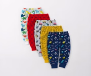 minicult Cotton Pajama Pants with All Over Print for Boys and Girls