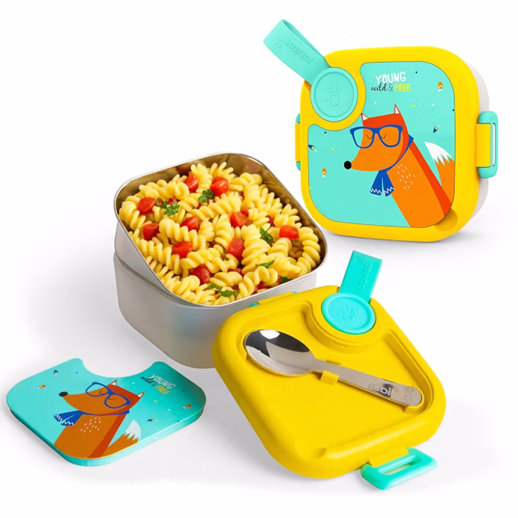rabitat Lunchmate Mini Stainless Steel Lunch Box for Kids 500ml Latest Deal On rabitat Lunchmate Mini Stainless Steel Lunch Box for Kids 500ml - Dealsified