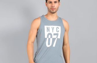 Alan Jones Clothing Men Cotton Printed Sleeveless T-Shirt